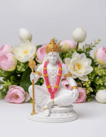 Murugan Idol 4 Inches 3D Printed – Murugan Statue for Home | Office | Car Dashboard
