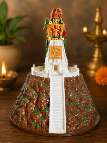 Palani Murugan Hill 3D Printed – Multicolored Divine Palani Malai Design for Home | Office | Gifiting | Car Dashboard