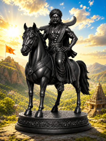 Karuppasamy on Horse Idol Special Edition | Perfect For Home and Car Dashboard