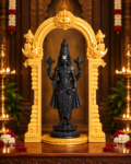 Tirupati Balaji (Perumal) 3D Printed Idol Statue with Prabhai Arch