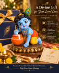 Baby Krishna Stealing Butter