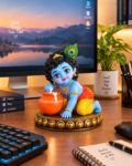 Baby Krishna Stealing Butter