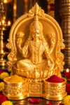 Lakshmi Manjal Kunkumam Holder 4 Inches 3D Printed For for Home | Office | Gifting
